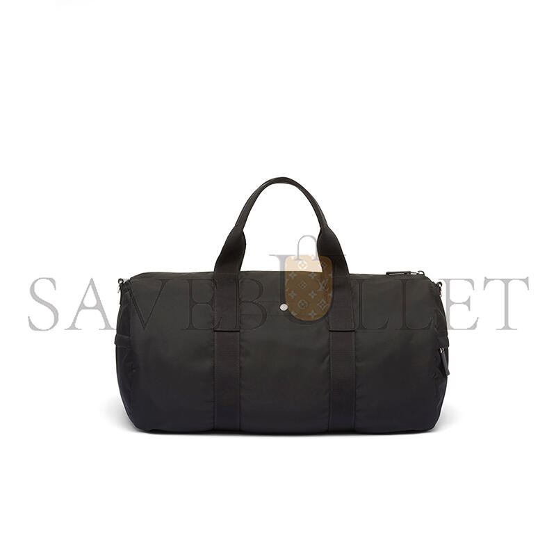 PRADA RE-NYLON AND SAFFIANO LEATHER DUFFLE BAG 2VC015 (50*27*27cm) 